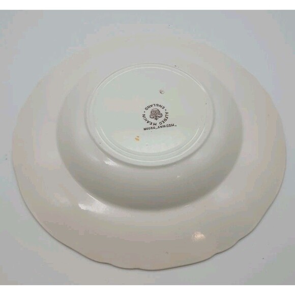 Vtg Alfred Meakin Medway Rimmed Soup Bowl 8" Floral Transferware - Picture 4 of 8